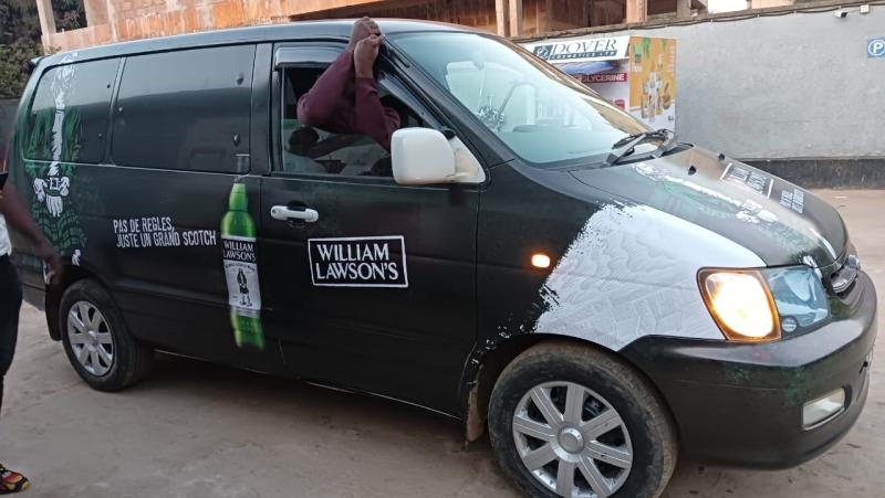 Top 10 Vehicle branding design in Kinshasa DRC Africa